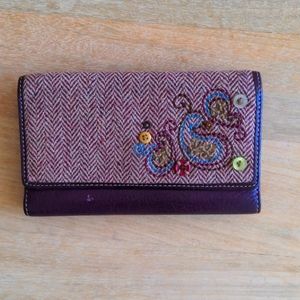 Fossil women's leather wallet